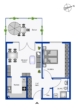 NEUBAU-2,5-Zimmerwohnung mit schönem Balkon und Aufzug in zentraler Lage! - Bild