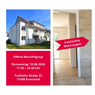 4,5-Zimmer – Balkon – Aufzug – Einzelgarage!, 71549 Auenwald, Etagenwohnung